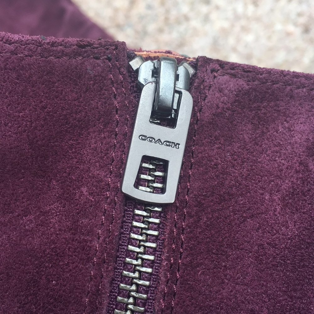 NWT burgundy knee high booths - Picture 7 of 7